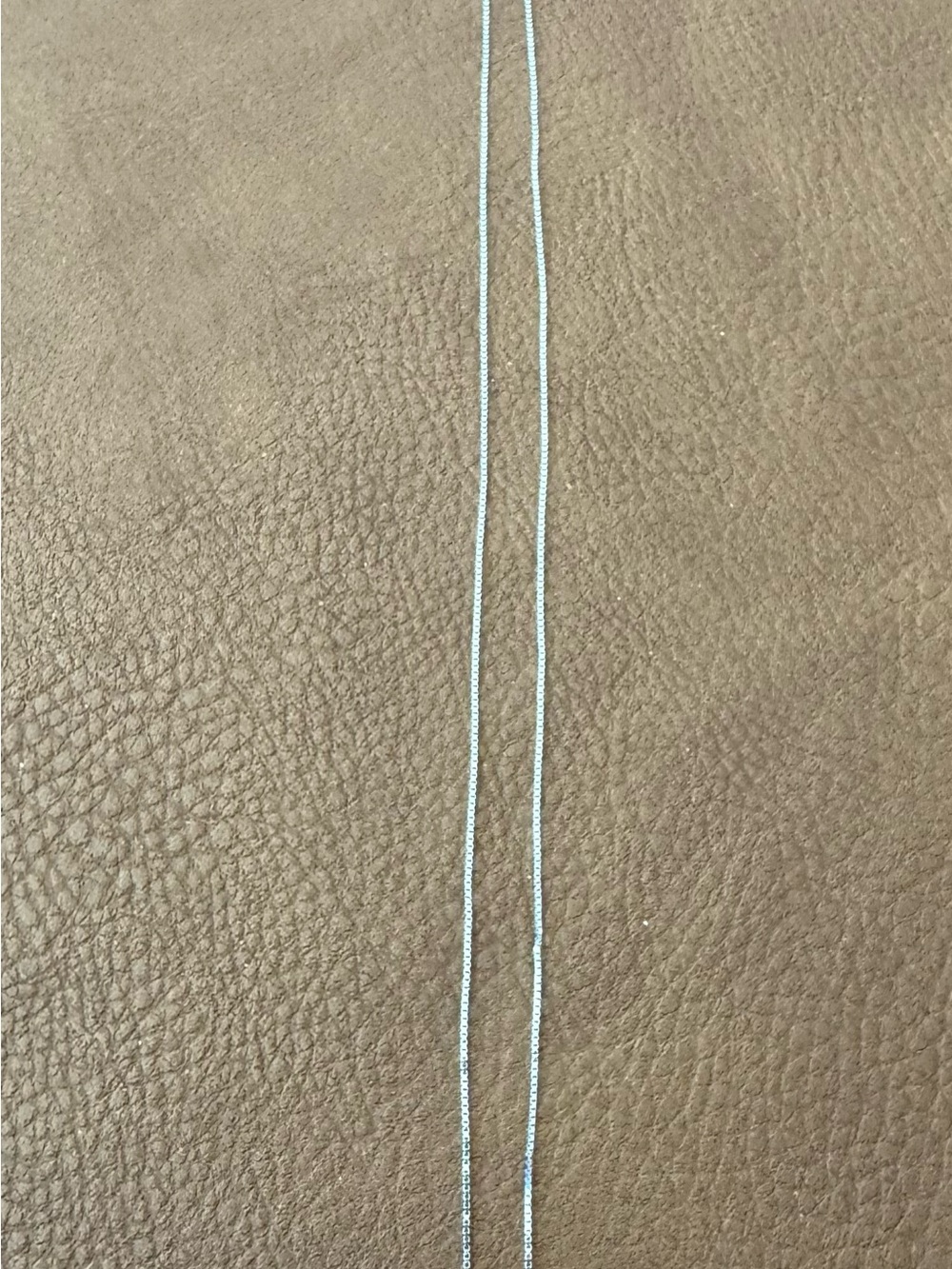 Sterling Silver Box Chain Necklace - Silver